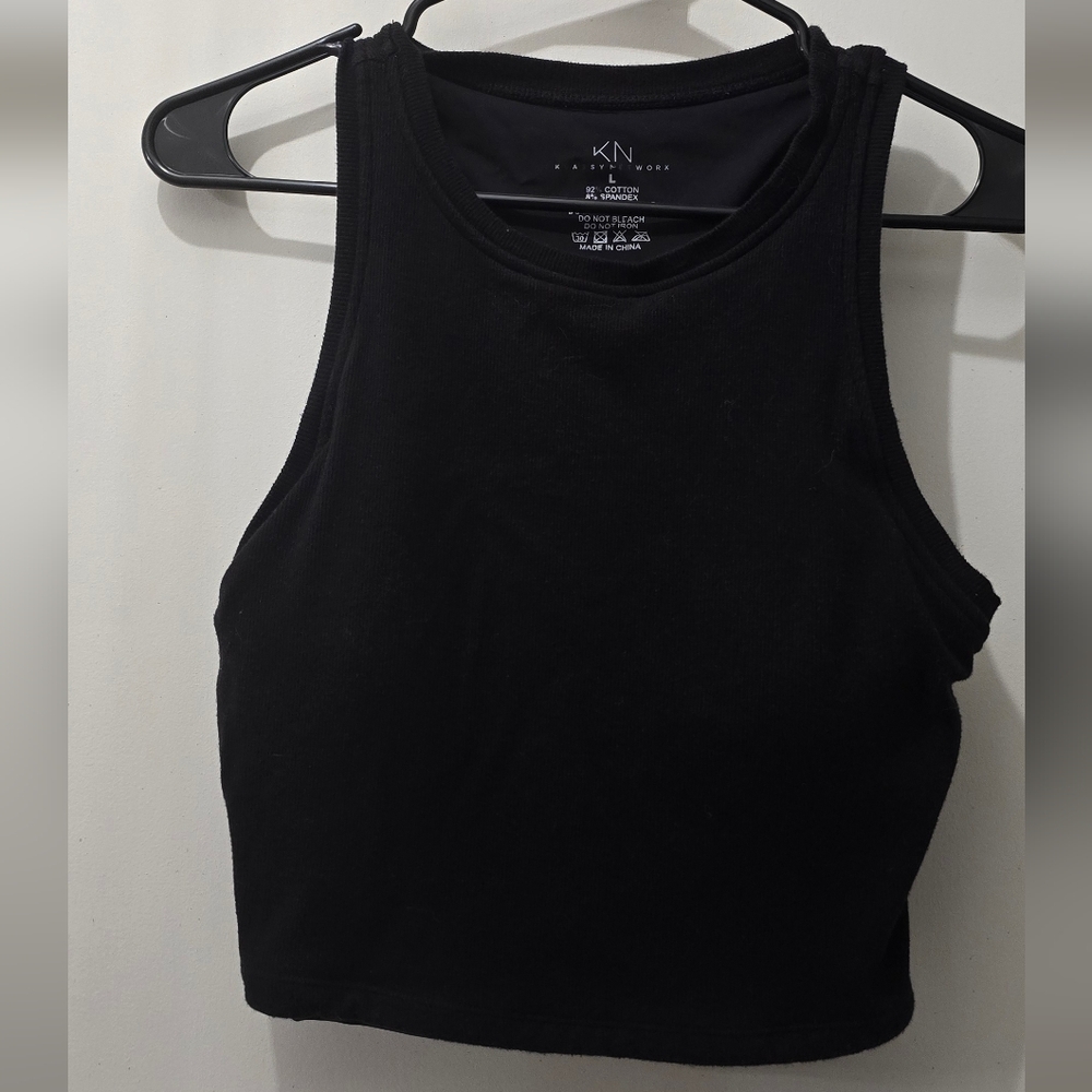 High Neck Brami Crop Top